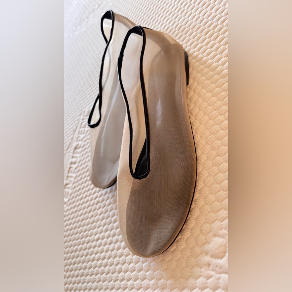 Clear Mesh & Black Trim Flats- Like KHAITE! - Picture 8 of 14
